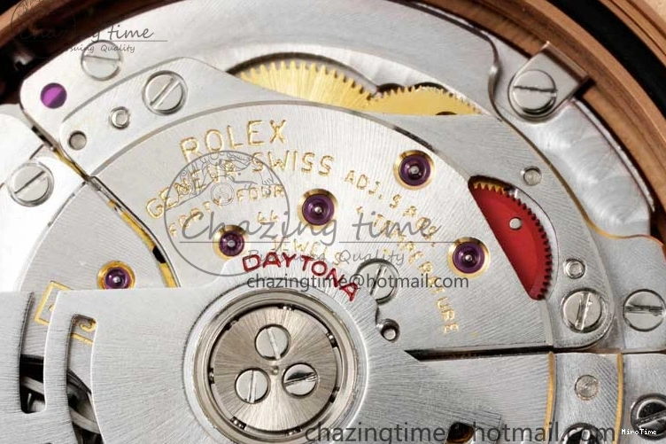 MiroTime 0506 Stretchable Daytona 116515 QF 1:1 Best Edition Black RG Dial on Oysterflex Rubber Strap SA 2273